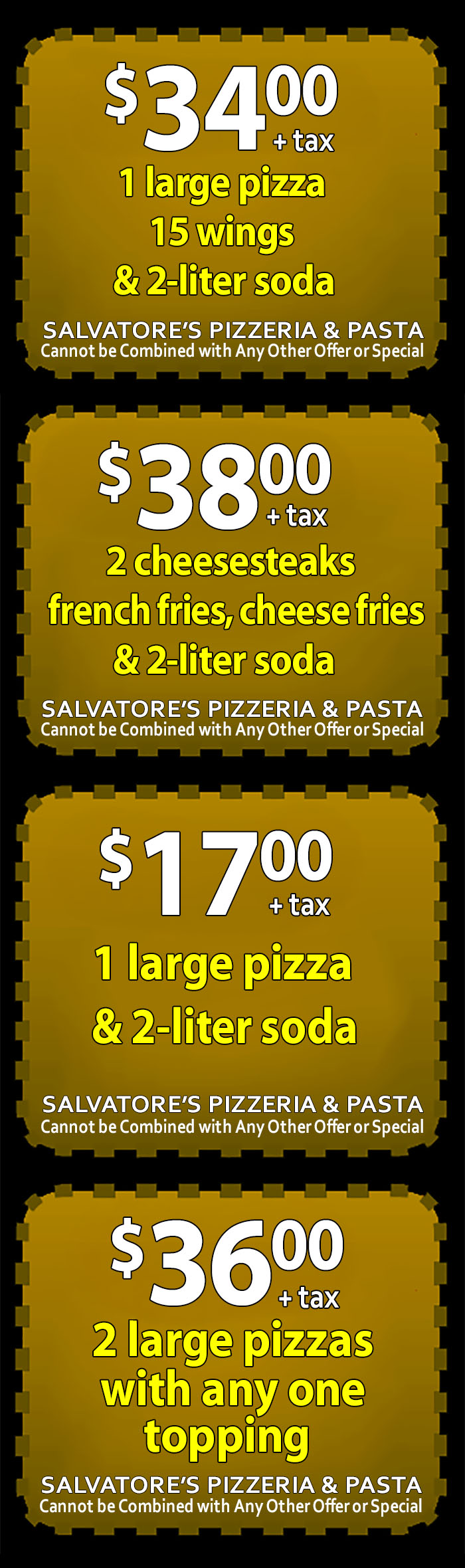 salvatores-pizzeria-pasta-pole-tavern-monroeville-nj mobile coupons